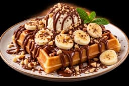 banana waffle