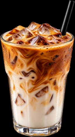 iced caramel latte