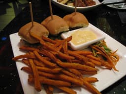 slider trio fries